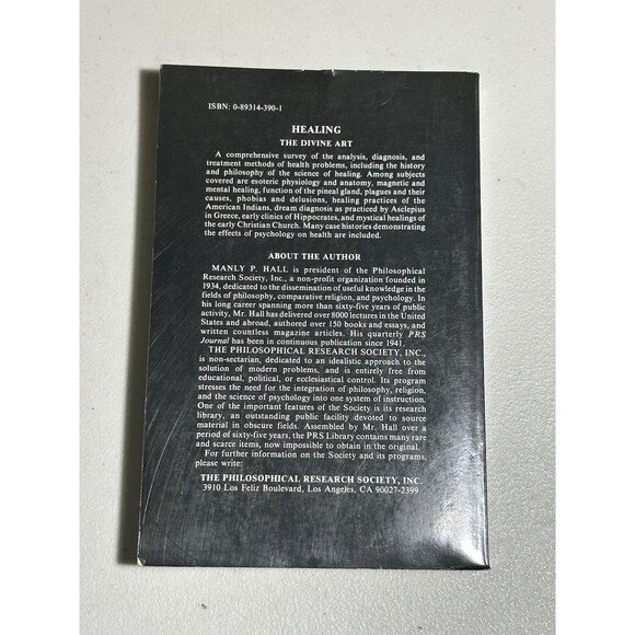 Healing: The Divine Art by Manly P. Hall 1972 1st Edition Paperback Metaphysics - Picture 6 of 8